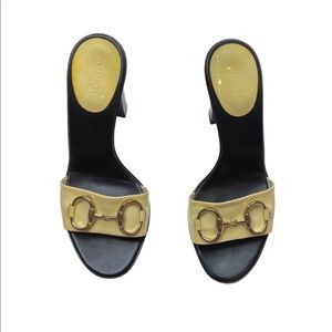 GUCCI Gorgeous pale yellow horsebit 6